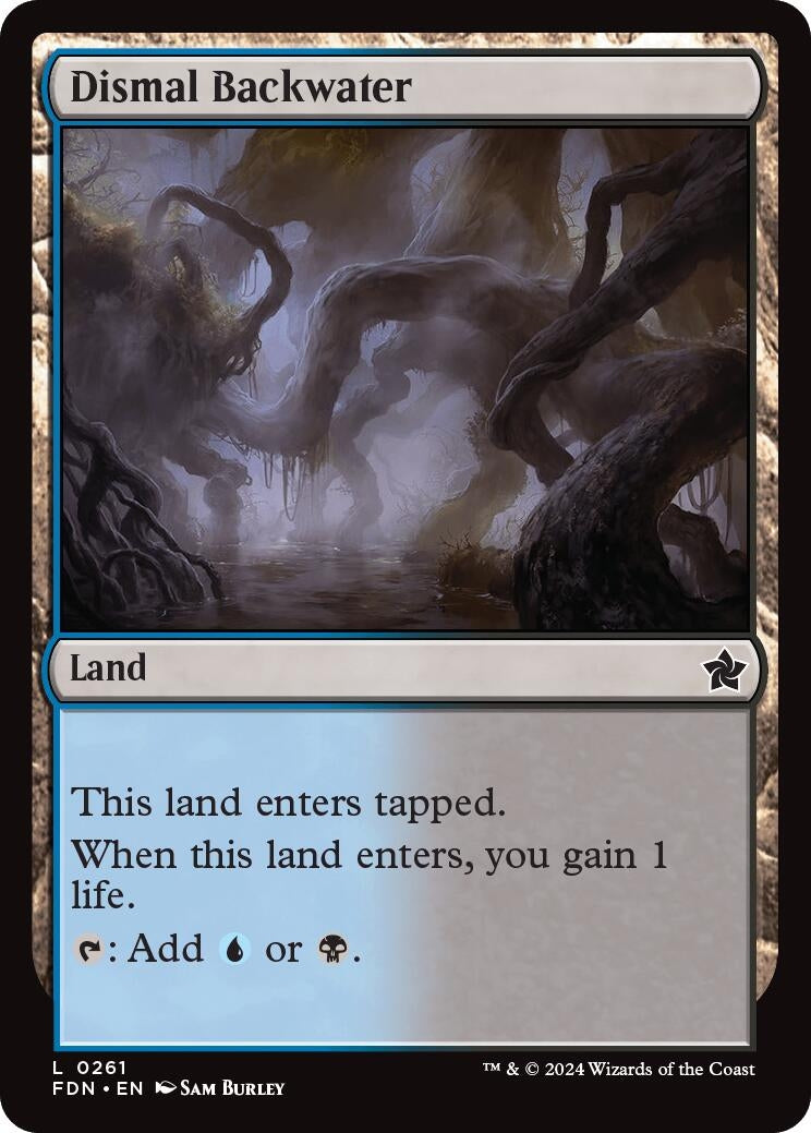 Image for Dismal Backwater (261) (Foundations) - Magic: The Gathering
