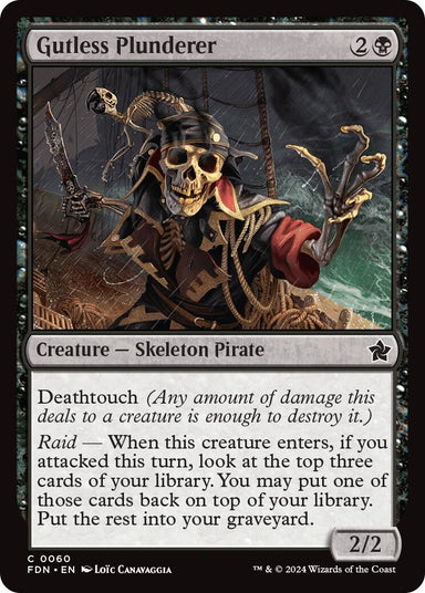 Image for Gutless Plunderer (60) (Foundations) - Magic: The Gathering