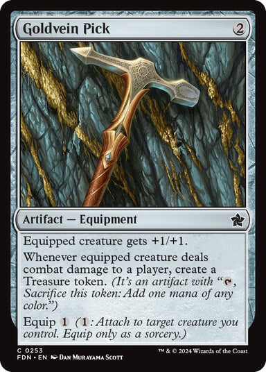 Image for Goldvein Pick (253) (Foundations) - Magic: The Gathering