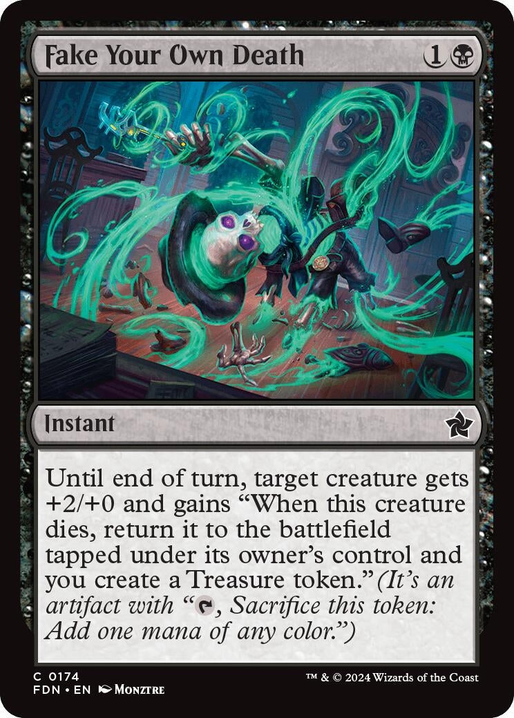 Image for Fake Your Own Death (174) (Foundations) - Magic: The Gathering