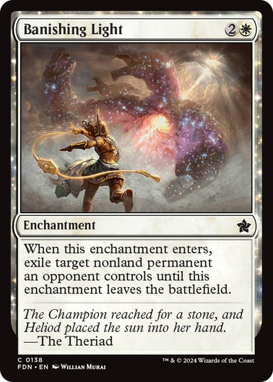 Image for Banishing Light (138) (Foundations) - Magic: The Gathering