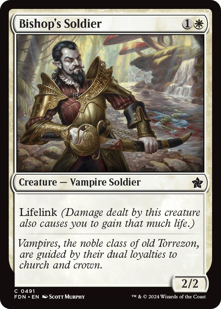 Image for Bishop's Soldier (491) (Foundations) - Magic: The Gathering