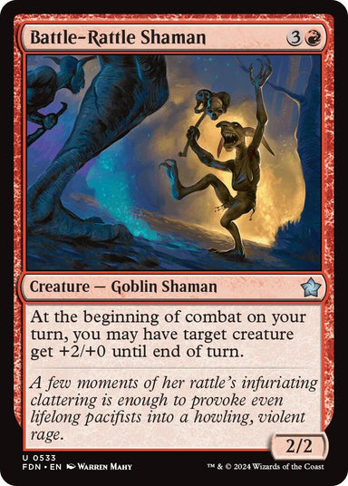 Image for Battle-Rattle Shaman (533) (Foundations) - Magic: The Gathering