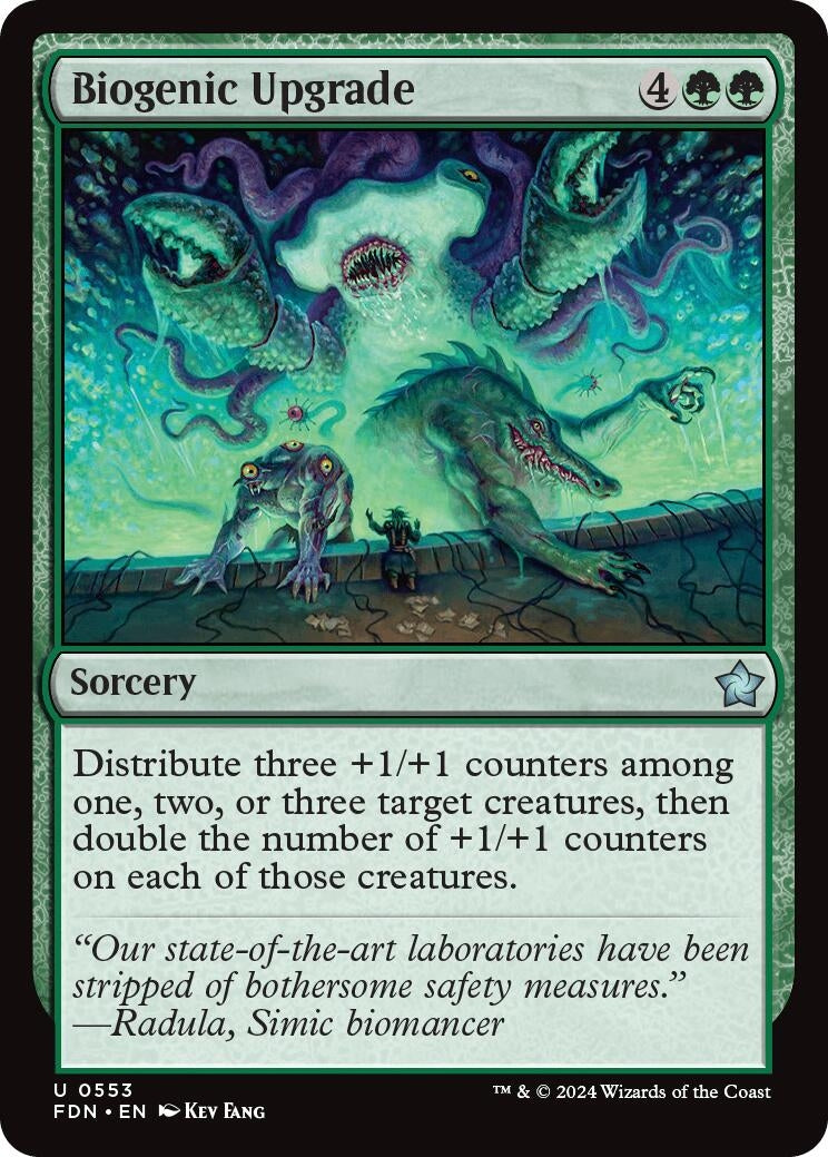 Image for Biogenic Upgrade (553) (Foundations) - Magic: The Gathering