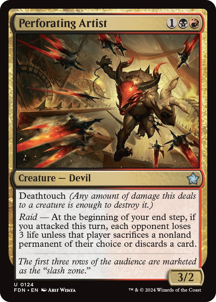 Image for Perforating Artist (124) (Foundations) - Magic: The Gathering