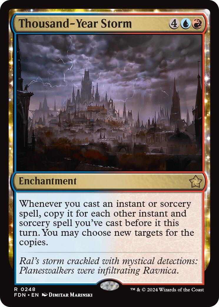 Image for Thousand-Year Storm (248) (Foundations) - Magic: The Gathering