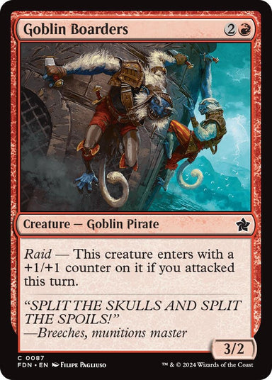 Image for Goblin Boarders (87) (Foundations) - Magic: The Gathering
