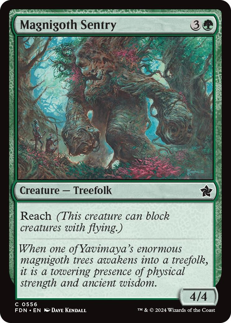 Image for Magnigoth Sentry (556) (Foundations) - Magic: The Gathering