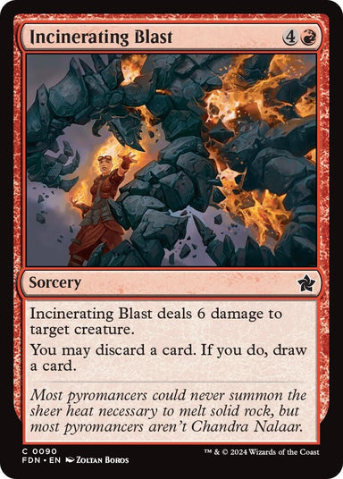 Image for Incinerating Blast (90) (Foundations) - Magic: The Gathering