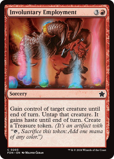 Image for Involuntary Employment (203) (Foundations) - Magic: The Gathering