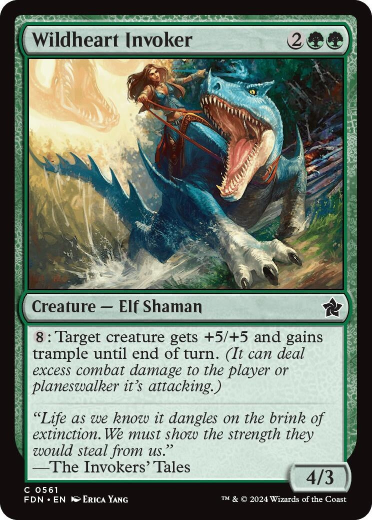 Image for Wildheart Invoker (561) (Foundations) - Magic: The Gathering