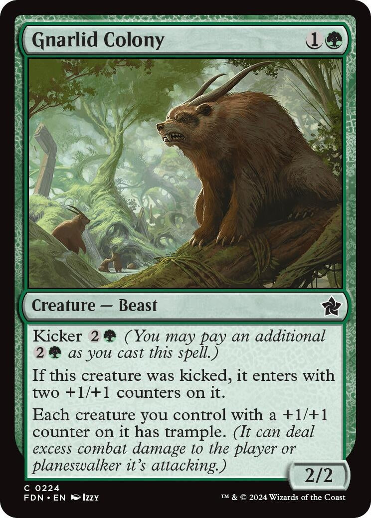 Image for Gnarlid Colony (224) (Foundations) - Magic: The Gathering