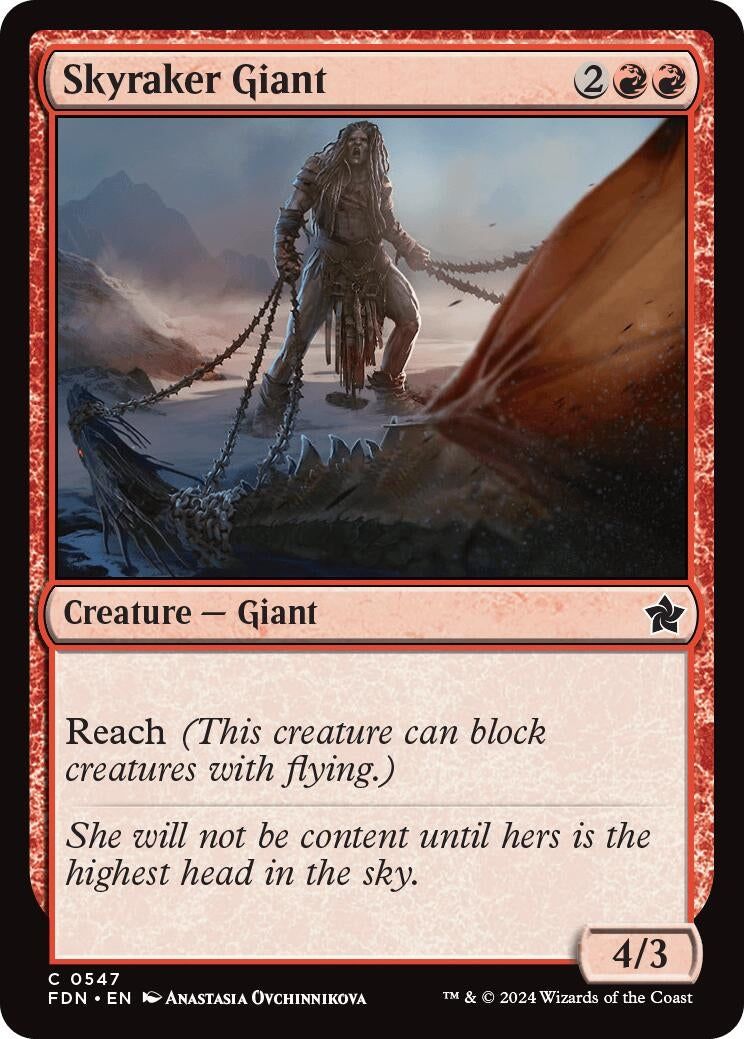 Image for Skyraker Giant (547) (Foundations) - Magic: The Gathering