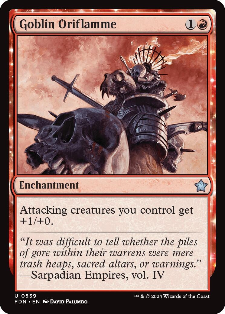Image for Goblin Oriflamme (539) (Foundations) (FDN) - Magic: The Gathering