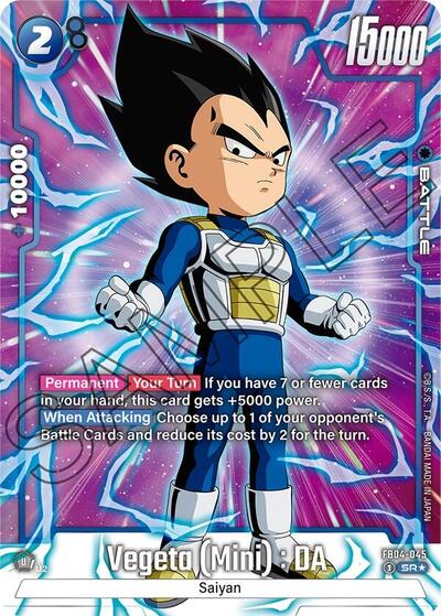 Vegeta (Mini) : DA (Alternate Art) FB04-045