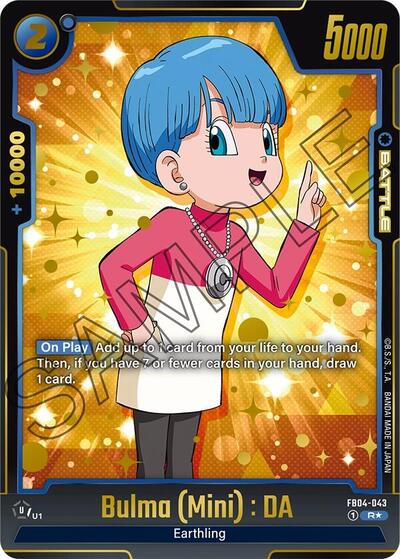 Bulma (Mini) : DA (Alternate Art) FB04-043