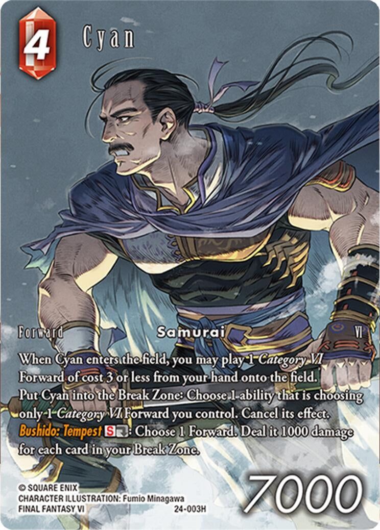 Image for Cyan (Full Art) (24-003H) (24) - Final Fantasy TCG