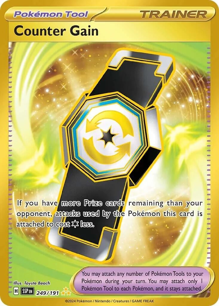 Image for Counter Gain (249/191) (SV08: Surging Sparks) (SSP) - Pokemon