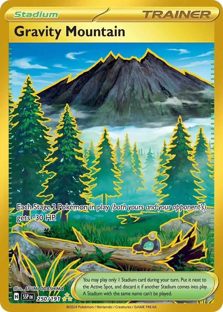 Image for Gravity Mountain (250/191) (SV08: Surging Sparks) (SSP) - Pokemon