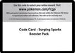 Image for Code Card - Surging Sparks Booster Pack (SV08: Surging Sparks) (SSP) - Pokemon