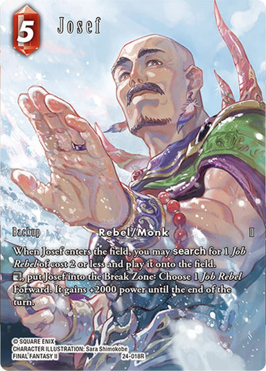 Image for Josef (Full Art) (24-018R) (24) - Final Fantasy TCG