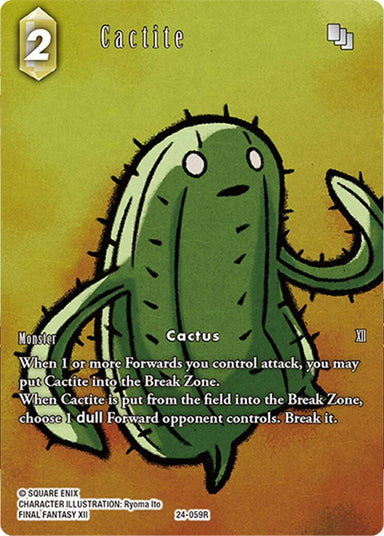 Image for Cactite (Full Art) (24-059R) (24) - Final Fantasy TCG