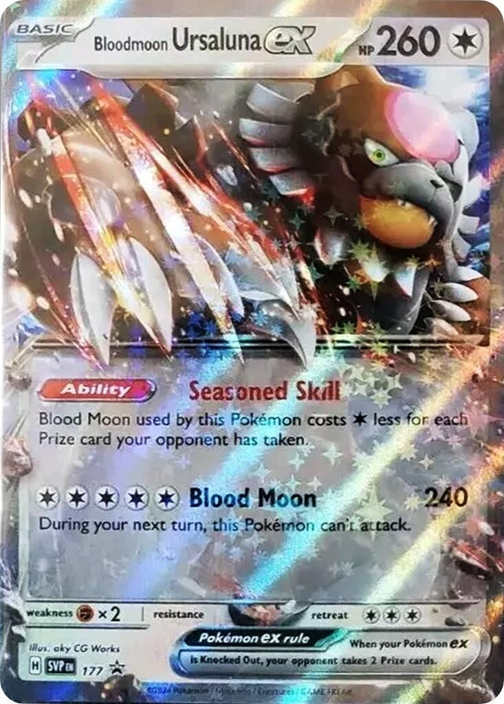 Image for Bloodmoon Ursaluna ex - 177 (177) (SVP) - Pokemon