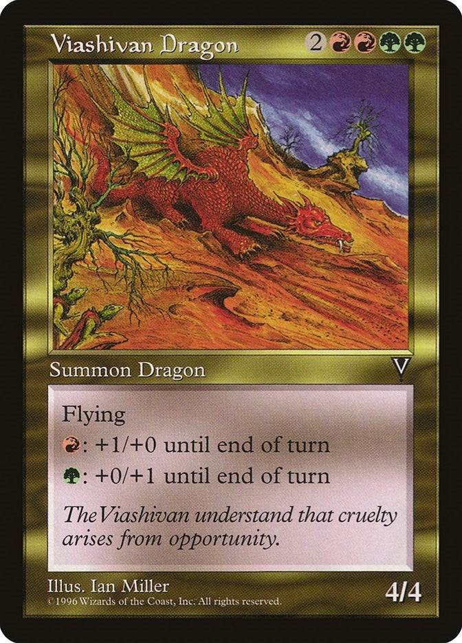 Image for Viashivan Dragon (Visions) (VIS) - Magic: The Gathering