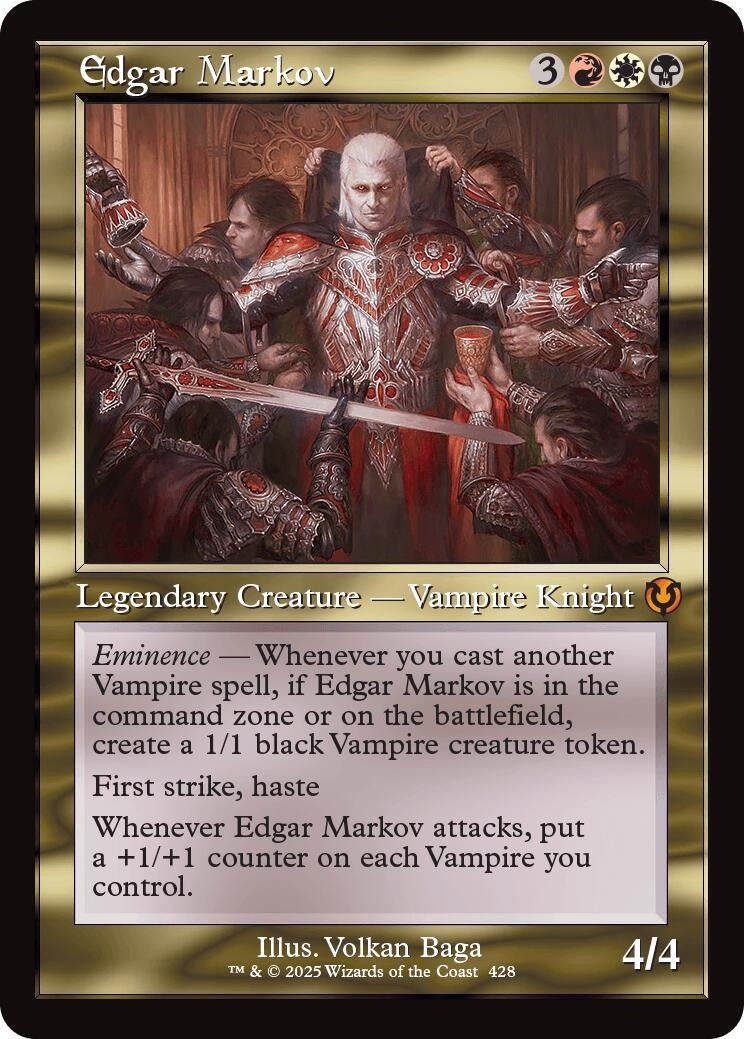 Image for Edgar Markov (Retro Frame) (428) (Innistrad Remastered) (INR) - Magic: The Gathering