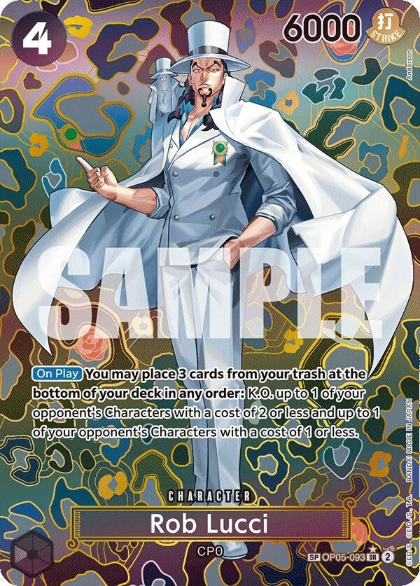 Rob Lucci (SP) (OP05-093) (Emperors in the New World)