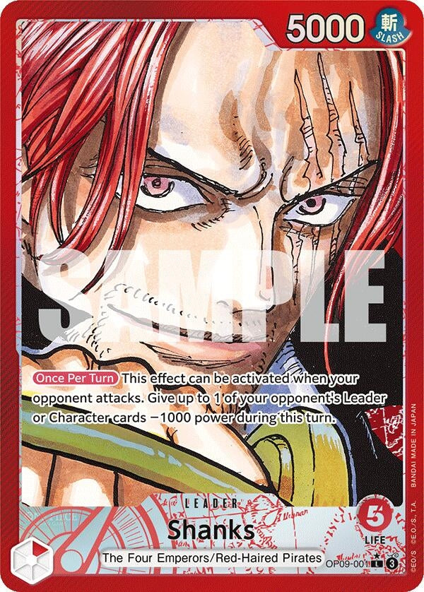 Image for Shanks (001) (Parallel) (OP09-001) (Emperors in the New World) (OP09) - One Piece Card Game