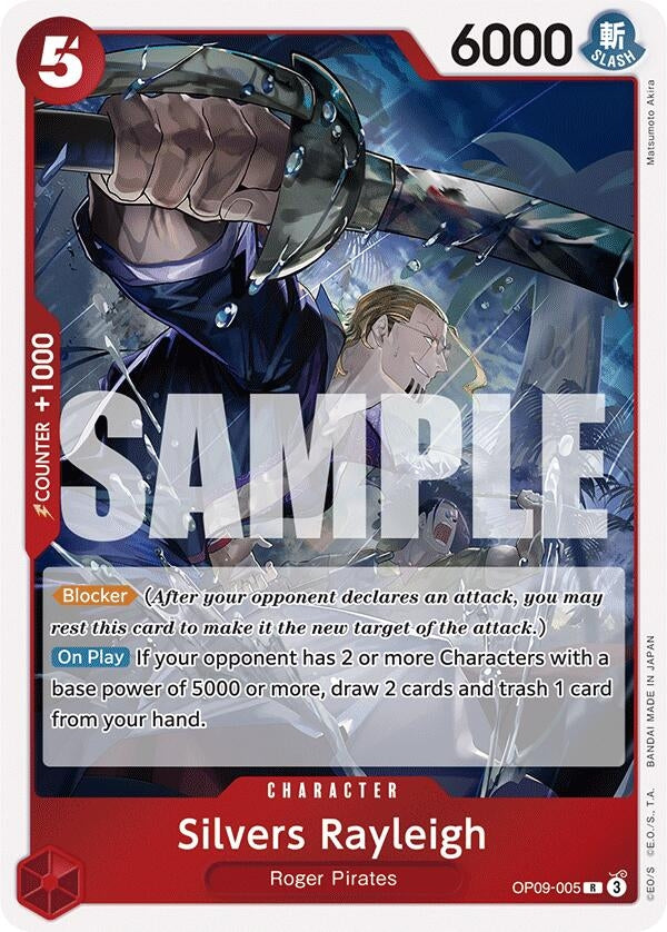 Image for Silvers Rayleigh (OP09-005) (Emperors in the New World) (OP09) - One Piece Card Game