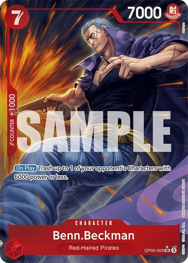 Image for Benn.Beckman (Parallel) (OP09-009) (Emperors in the New World) (OP09) - One Piece Card Game