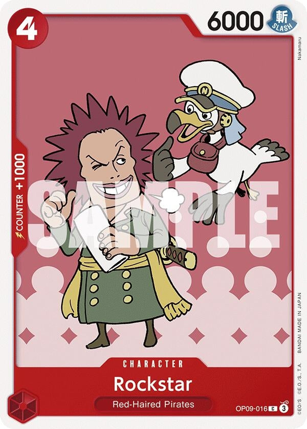 Image for Rockstar (OP09-016) (Emperors in the New World) (OP09) - One Piece Card Game