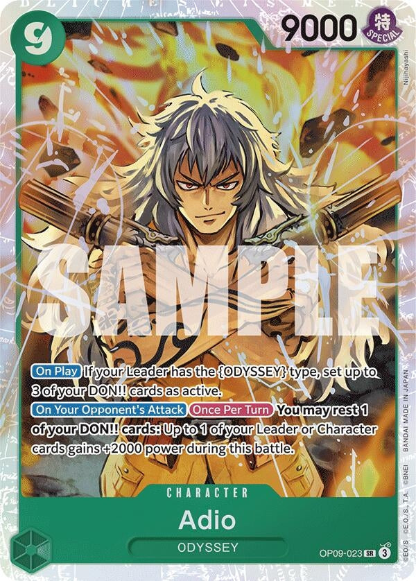 Image for Adio (OP09-023) (Emperors in the New World) (OP09) - One Piece Card Game