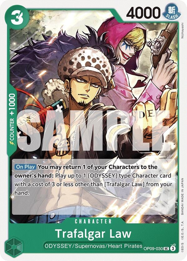 Image for Trafalgar Law (OP09-030) (Emperors in the New World) (OP09) - One Piece Card Game