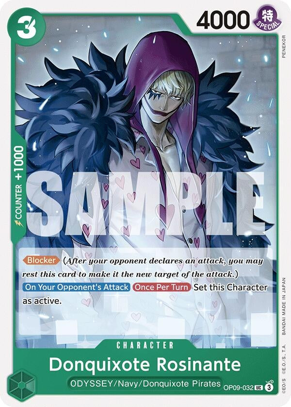 Image for Donquixote Rosinante (032) (OP09-032) (Emperors in the New World) (OP09) - One Piece Card Game