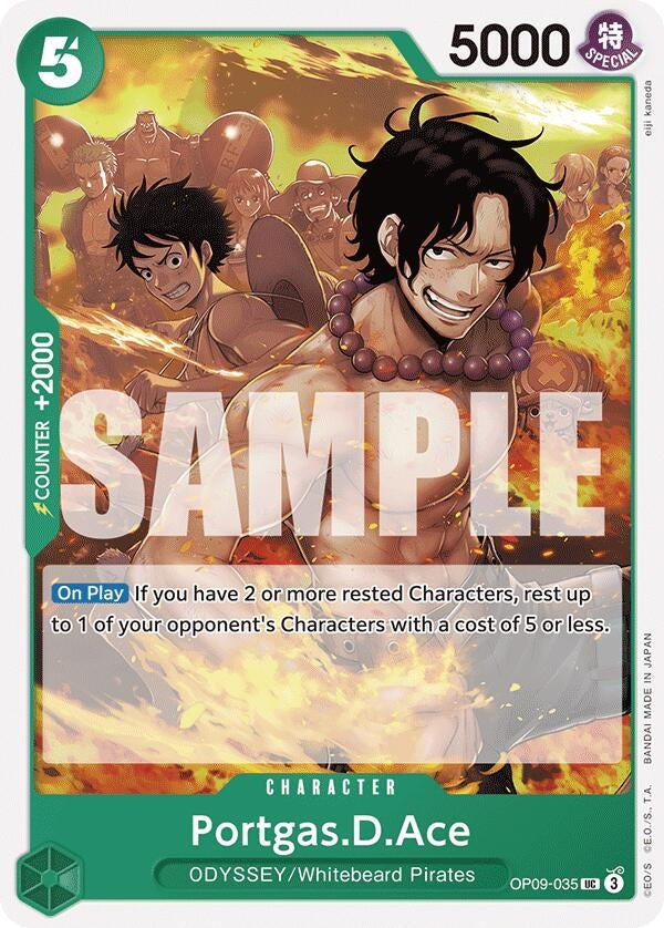 Image for Portgas.D.Ace (OP09-035) (Emperors in the New World) (OP09) - One Piece Card Game