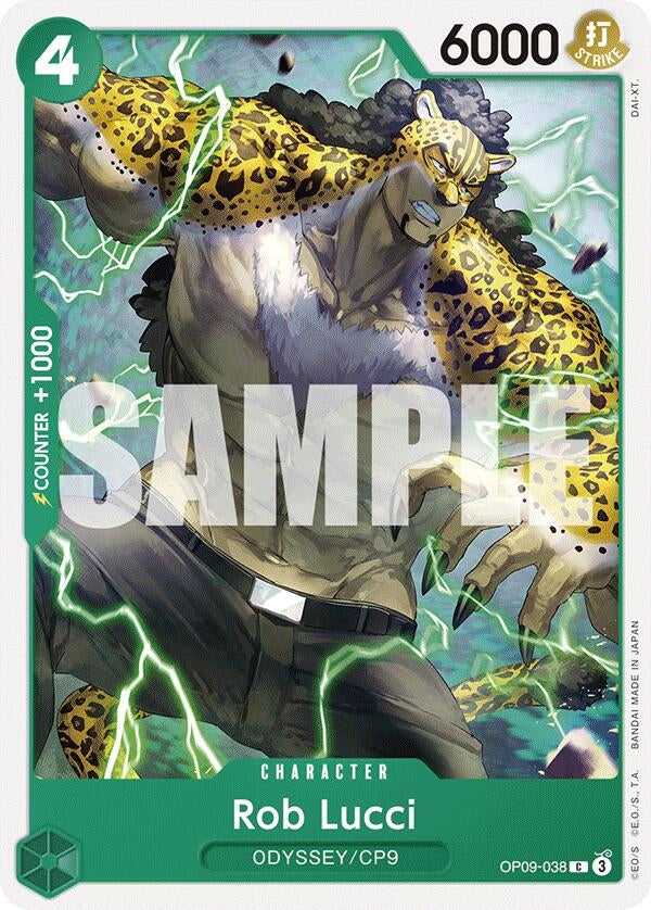 Image for Rob Lucci (038) (OP09-038) (Emperors in the New World) (OP09) - One Piece Card Game