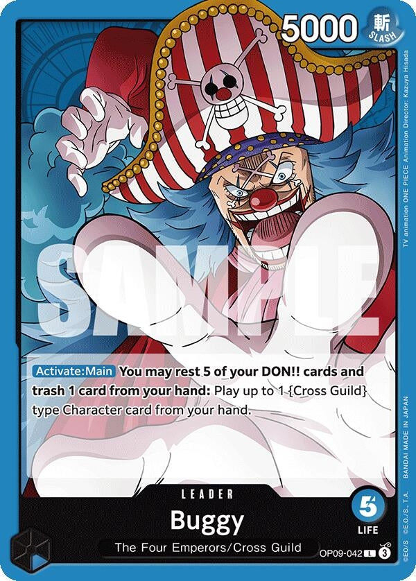 Image for Buggy (042) (OP09-042) (Emperors in the New World) (OP09) - One Piece Card Game