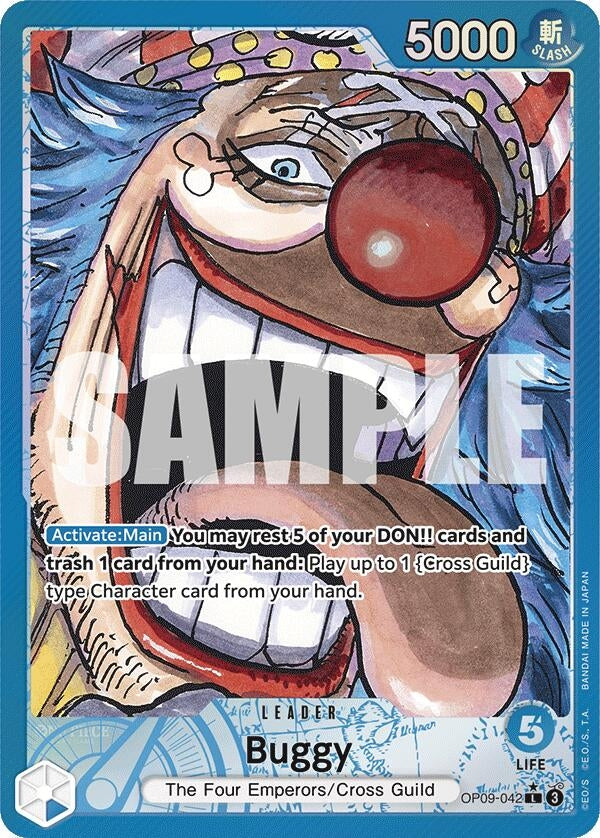 Image for Buggy (042) (Parallel) (OP09-042) (Emperors in the New World) (OP09) - One Piece Card Game