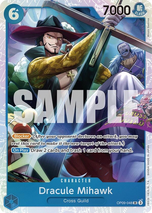 Image for Dracule Mihawk (OP09-048) (Emperors in the New World) (OP09) - One Piece Card Game
