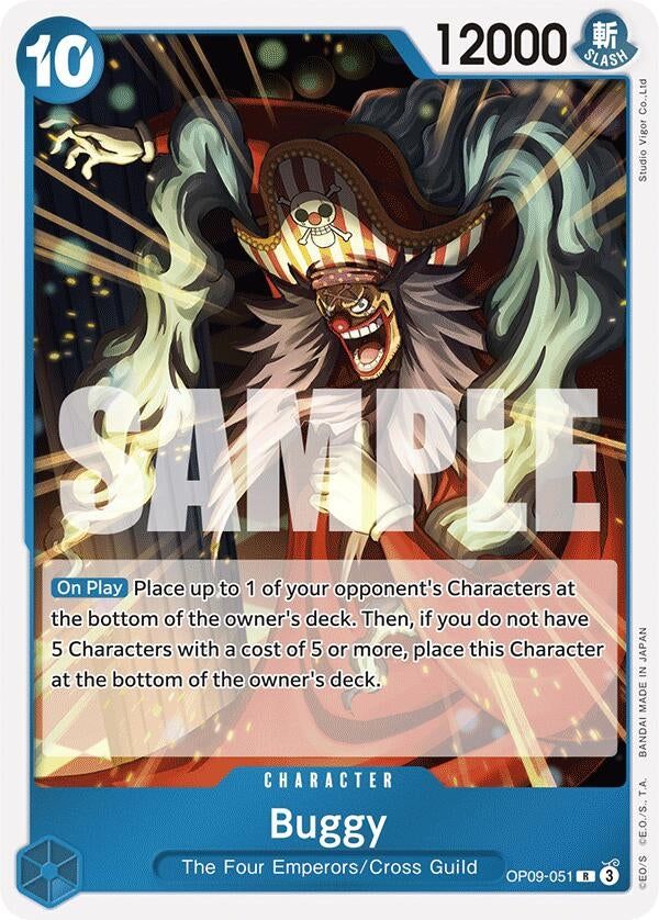 Image for Buggy (051) (OP09-051) (Emperors in the New World) (OP09) - One Piece Card Game
