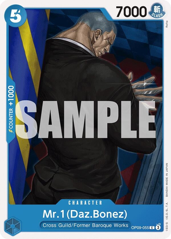 Image for Mr.1(Daz.Bonez) (OP09-055) (Emperors in the New World) (OP09) - One Piece Card Game