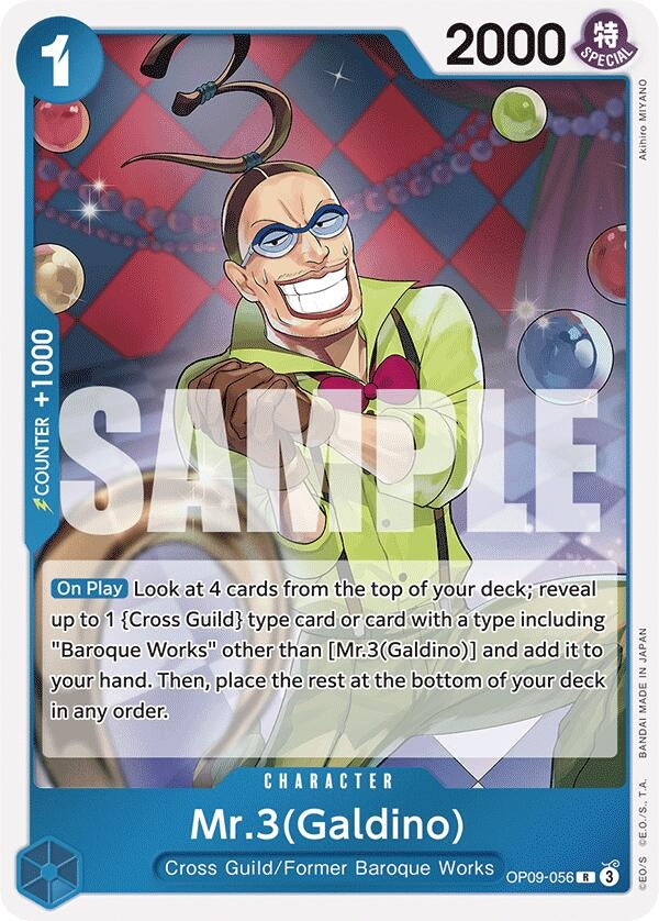 Image for Mr.3(Galdino) (OP09-056) (Emperors in the New World) (OP09) - One Piece Card Game