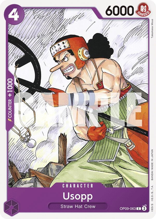 Image for Usopp (063) (OP09-063) (Emperors in the New World) (OP09) - One Piece Card Game