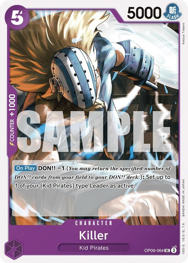 Image for Killer (OP09-064) (Emperors in the New World) (OP09) - One Piece Card Game