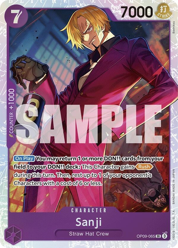 Image for Sanji (065) (OP09-065) (Emperors in the New World) (OP09) - One Piece Card Game