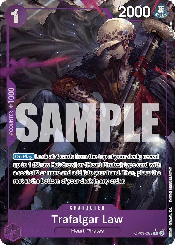 Image for Trafalgar Law (069) (Parallel) (OP09-069) (Emperors in the New World) (OP09) - One Piece Card Game