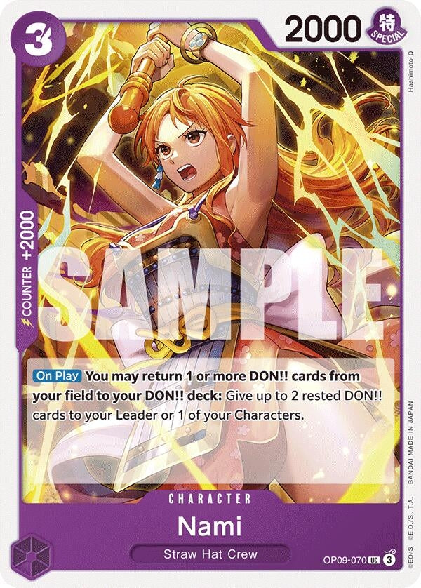 Image for Nami (070) (OP09-070) (Emperors in the New World) (OP09) - One Piece Card Game